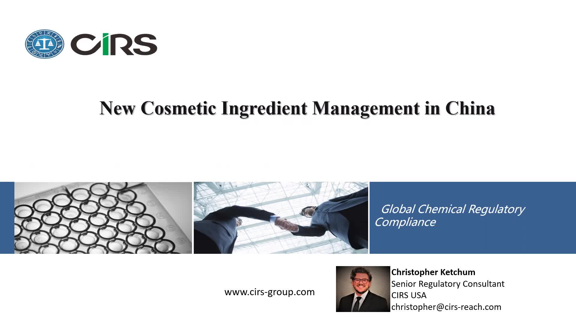 2022 Cosmetic Regulatory Training Series Management of Cosmetic